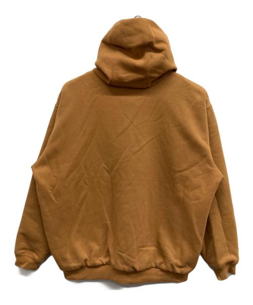 CarHartt（カーハート）CarHartt (カーハート) 裏サーマルジップパーカー ブラウン サイズ:XLの古着・服飾アイテム
