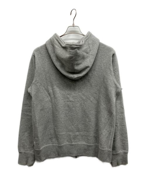 A BATHING APE（ア ベイシング エイプ）A BATHING APE (ア ベイシング エイプ) プリントジップパーカー グレー サイズ:XLの古着・服飾アイテム