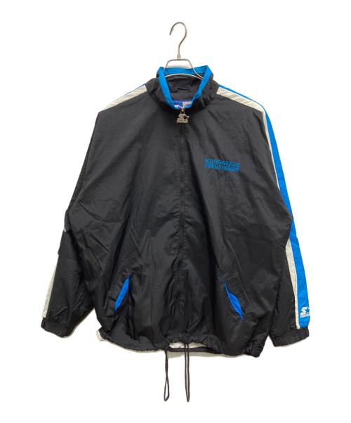 STARTER（スターター）STARTER (スターター) ナイロンジャケット ブルー×ブラック サイズ:XLの古着・服飾アイテム