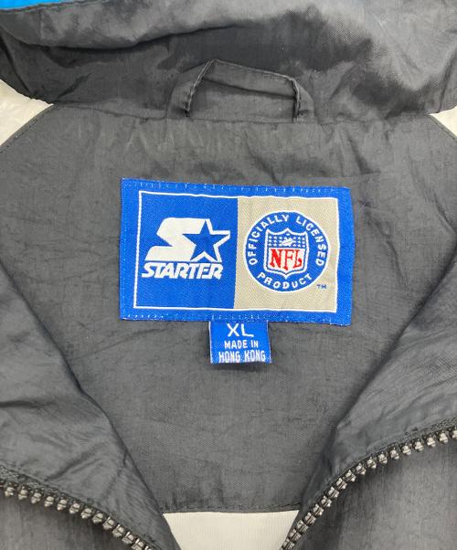 STARTER（スターター）STARTER (スターター) ナイロンジャケット ブルー×ブラック サイズ:XLの古着・服飾アイテム