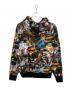 A BATHING APE (ア ベイシング エイプ) BAPE FLYER PATTERN SHARK FULL ZIP HOODIE ブラック サイズ:XL：30000円