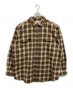 CarHarttカーハート）の古着「チェックシャツ」｜ブラウン