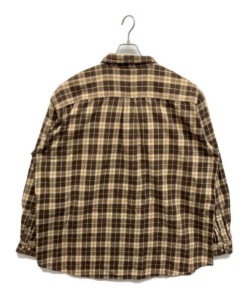 CarHartt（カーハート）CarHartt (カーハート) チェックシャツ ブラウン サイズ:2XLの古着・服飾アイテム
