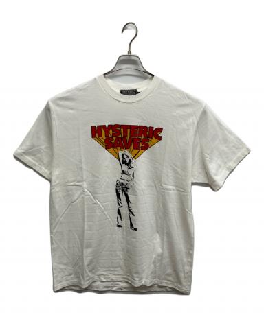 HYSTERIC SAVES Tシャツ ホワイト 中古・古着通販】Hysteric Glamour (ヒステリックグラマー) HYSTERIC