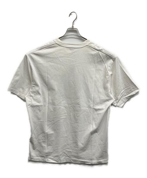 A BATHING APE（ア ベイシング エイプ）A BATHING APE (ア ベイシング エイプ) embroidered logo T-shirt ホワイト サイズ:XLの古着・服飾アイテム