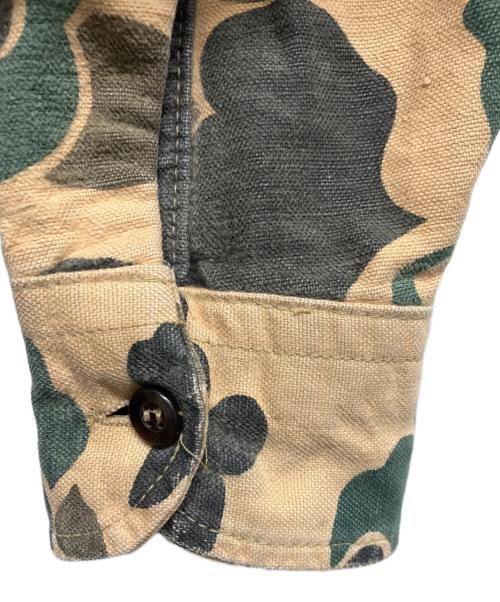 Eddie Bauer（エディーバウアー）Eddie Bauer (エディーバウアー) カモフラシャモアクロスシャツ ブラウン サイズ:下記参照の古着・服飾アイテム