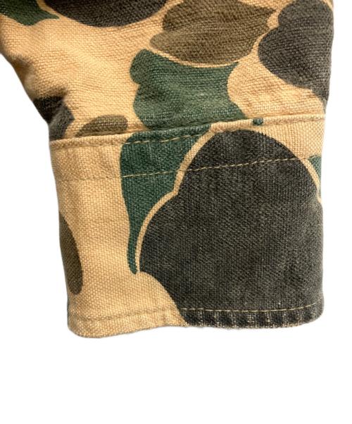 Eddie Bauer（エディーバウアー）Eddie Bauer (エディーバウアー) カモフラシャモアクロスシャツ ブラウン サイズ:下記参照の古着・服飾アイテム