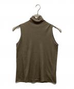 Plageプラージュ）の古着「silk/linen nuance プルオーバー」｜オリーブ