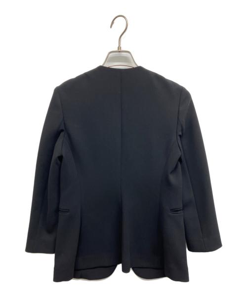 theory（セオリー）theory (セオリー) ノーカラーセットアップ ブラック サイズ:00の古着・服飾アイテム