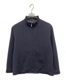 GIORGIO ARMANI（ジョルジョアルマーニ）の古着「スタンドカラージャケット」｜ネイビー