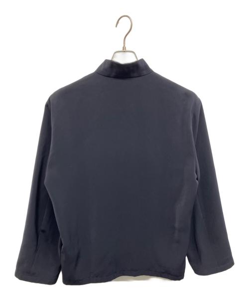 GIORGIO ARMANI（ジョルジョアルマーニ）GIORGIO ARMANI (ジョルジョアルマーニ) スタンドカラージャケット ネイビー サイズ:46の古着・服飾アイテム