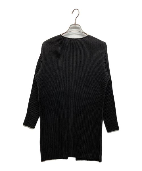 SPECCHIO（スペッチオ）SPECCHIO (スペッチオ) スパンコールプリーツカーディガン ブラック サイズ:40の古着・服飾アイテム