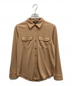 LAUREN RALPH LAURENローレンラルフローレン）の古着「レギュラーカラーシャツ」｜ベージュ