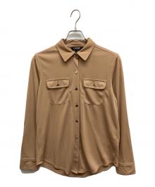 LAUREN RALPH LAUREN（ローレンラルフローレン）の古着「レギュラーカラーシャツ」｜ベージュ