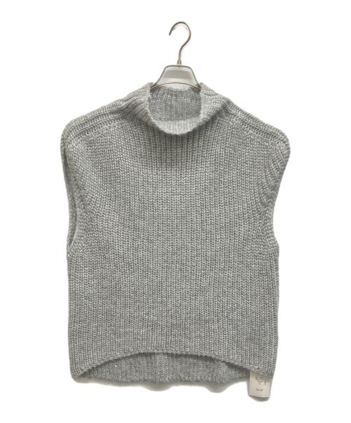 iDea Luce（イデア ルーチェ）idea luce (イデア ルーチェ) ノースリーブニット ブラウン サイズ:Freeの古着・服飾アイテム