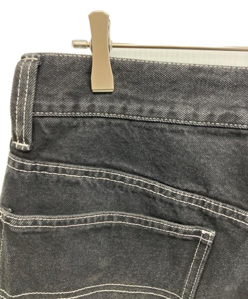 BLESSU（ブレスユー）blessu (ブレスユー) BU DENIM SHORTS ブラック サイズ:Lの古着・服飾アイテム