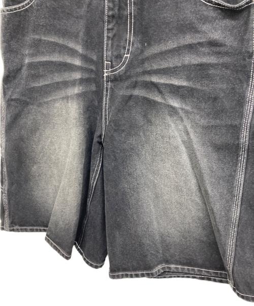 BLESSU（ブレスユー）blessu (ブレスユー) BU DENIM SHORTS ブラック サイズ:Lの古着・服飾アイテム