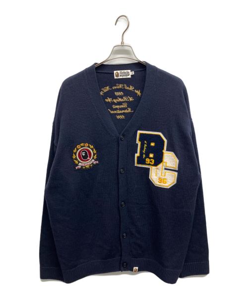 A BATHING APE（ア ベイシング エイプ）A BATHING APE (ア ベイシング エイプ) concepts (コンセプト) CARDIGAN ネイビー サイズ:XLの古着・服飾アイテム