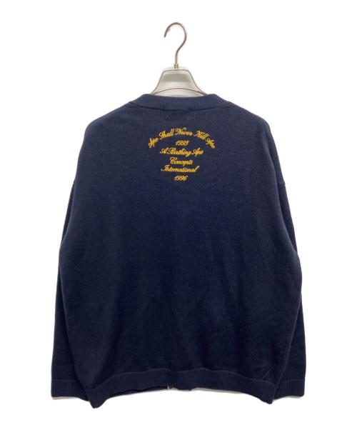 A BATHING APE（ア ベイシング エイプ）A BATHING APE (ア ベイシング エイプ) concepts (コンセプト) CARDIGAN ネイビー サイズ:XLの古着・服飾アイテム