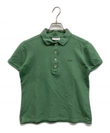 LACOSTE（ラコステ）の古着「ストレッチ コットン ピケ ポロシャツ」｜グリーン