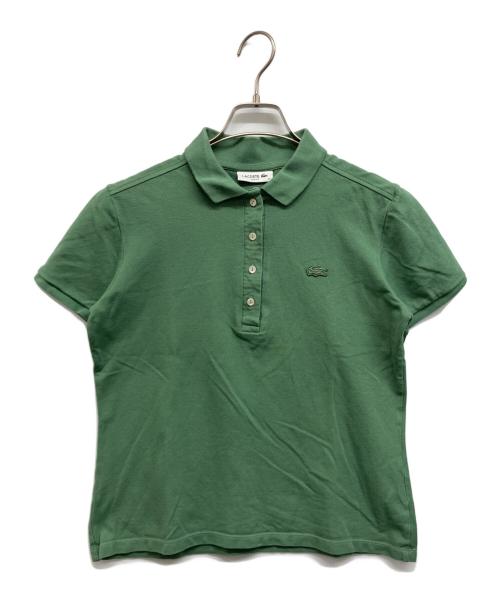 LACOSTE（ラコステ）LACOSTE (ラコステ) ストレッチ コットン ピケ ポロシャツ グリーン サイズ:40の古着・服飾アイテム
