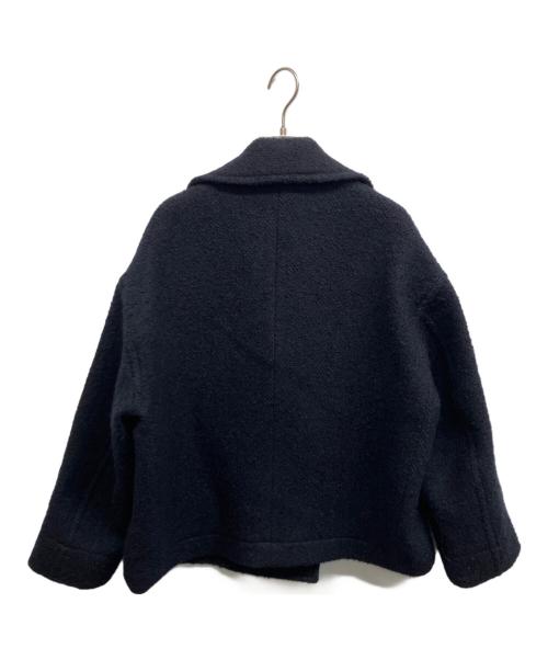 Demi-Luxe Beams（デミルクス ビームス）Demi-Luxe Beams (デミルクス ビームス) ループツイード ピーコート ネイビー サイズ:38の古着・服飾アイテム