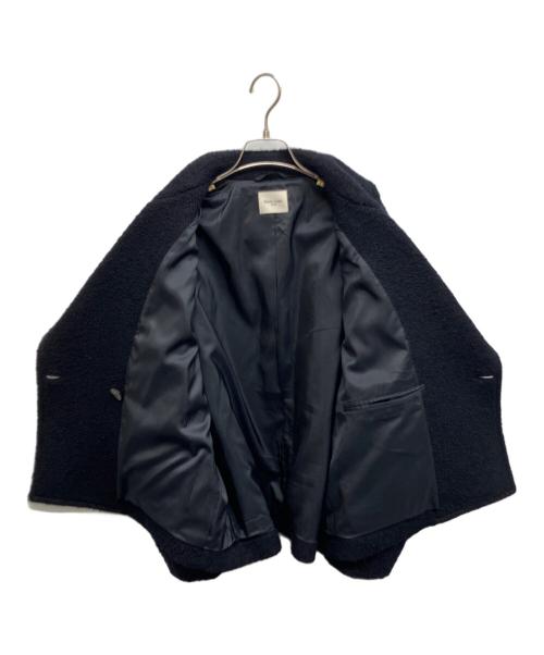 Demi-Luxe Beams（デミルクス ビームス）Demi-Luxe Beams (デミルクス ビームス) ループツイード ピーコート ネイビー サイズ:38の古着・服飾アイテム