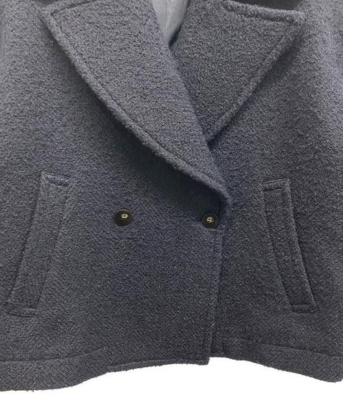 Demi-Luxe Beams（デミルクス ビームス）Demi-Luxe Beams (デミルクス ビームス) ループツイード ピーコート ネイビー サイズ:38の古着・服飾アイテム
