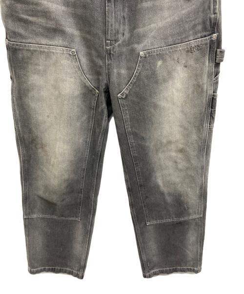 AVIREX（アヴィレックス）AVIREX (アヴィレックス) UNIVERSAL OVERALL (ユニバーサルオーバーオール) デニムダブルニーペインターパンツ グレー サイズ:2XLの古着・服飾アイテム