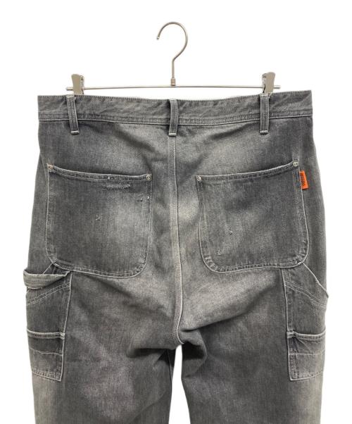 AVIREX（アヴィレックス）AVIREX (アヴィレックス) UNIVERSAL OVERALL (ユニバーサルオーバーオール) デニムダブルニーペインターパンツ グレー サイズ:2XLの古着・服飾アイテム