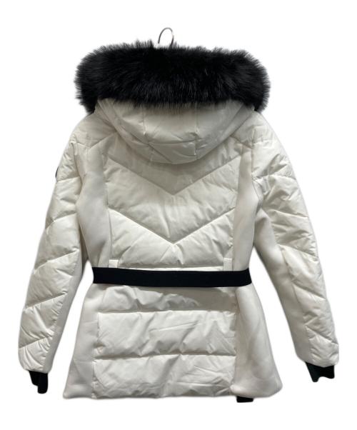 MICHAEL KORS（マイケルコース）MICHAEL KORS (マイケルコース) フェイクファーフード中綿ジャケット ホワイト サイズ:Sの古着・服飾アイテム