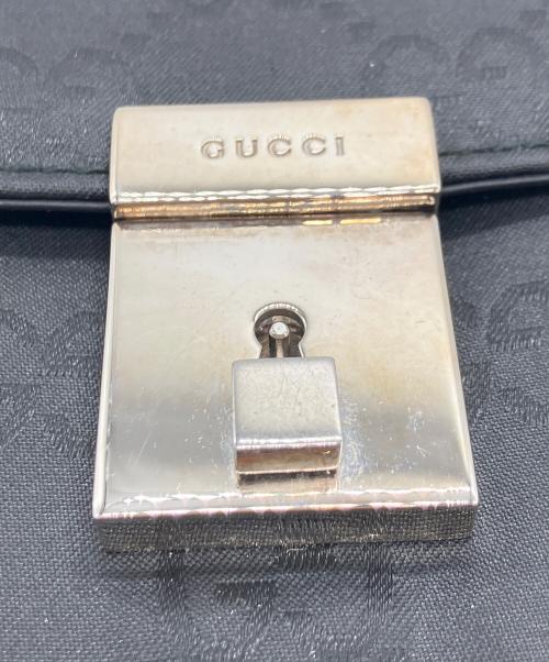GUCCI（グッチ）GUCCI (グッチ) マイクロGGセカンドバッグ ブラック サイズ:下記参照の古着・服飾アイテム