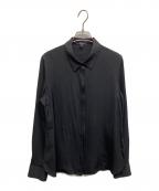 theoryセオリー）の古着「Modern Georgette Classic Fitted Shirt」｜ブラック