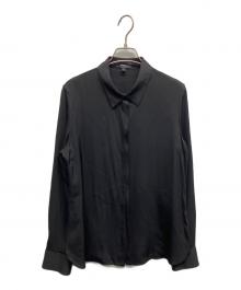 theory（セオリー）の古着「Modern Georgette Classic Fitted Shirt」｜ブラック