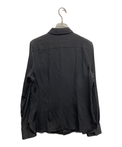 theory（セオリー）theory (セオリー) Modern Georgette Classic Fitted Shirt ブラック サイズ:Lの古着・服飾アイテム