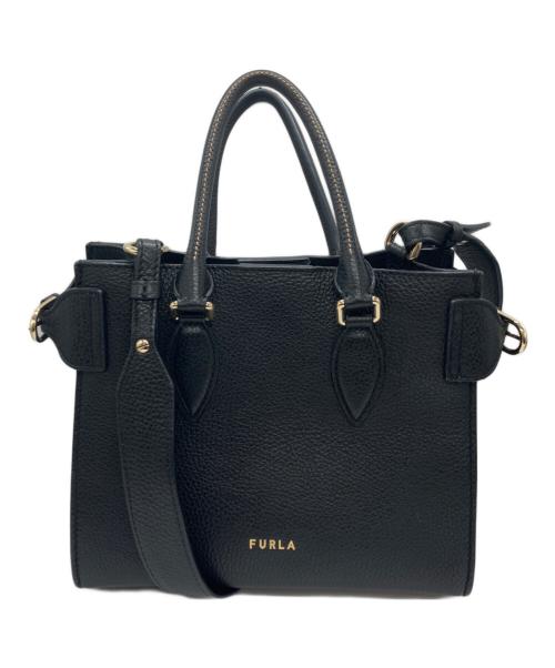 FURLA（フルラ）FURLA (フルラ) 2WAYバッグ ブラックの古着・服飾アイテム