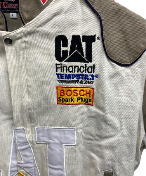 JH Design（ジェイエイチデザイン）JH Design (ジェイエイチデザイン) レーシングジャケット ブラウン サイズ:Lの古着・服飾アイテム