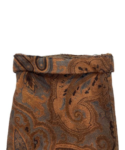 ETRO（エトロ）ETRO (エトロ) ペイズリー柄フレアパンツ ブラウン サイズ:40の古着・服飾アイテム