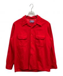 PENDLETON（ペンドルトン）の古着「ウールボードシャツ」｜レッド