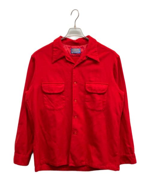 PENDLETON（ペンドルトン）PENDLETON (ペンドルトン) ウールボードシャツ レッド サイズ:XLの古着・服飾アイテム