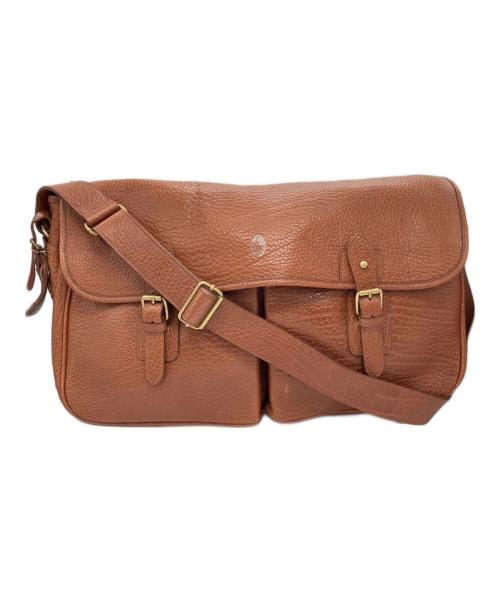RALPH LAUREN（ラルフローレン）RALPH LAUREN (ラルフローレン) レザーメッセンジャーバッグ ブラウン サイズ:下記参照の古着・服飾アイテム