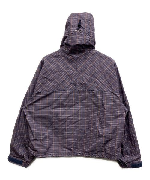 HELLA GREEN（ヘラグリーン）HELLA GREEN (ヘラグリーン) Check Nylon jacket ネイビー サイズ:Mの古着・服飾アイテム