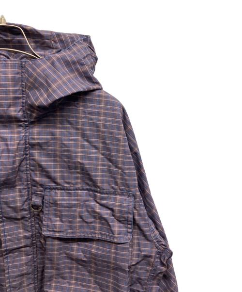 HELLA GREEN（ヘラグリーン）HELLA GREEN (ヘラグリーン) Check Nylon jacket ネイビー サイズ:Mの古着・服飾アイテム