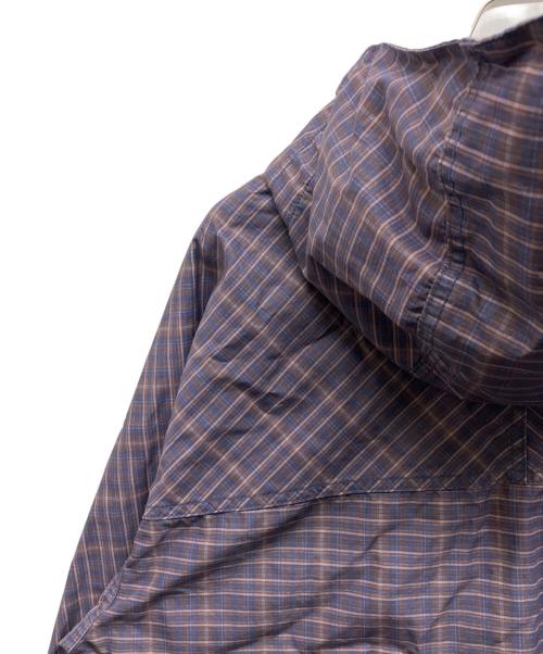 HELLA GREEN（ヘラグリーン）HELLA GREEN (ヘラグリーン) Check Nylon jacket ネイビー サイズ:Mの古着・服飾アイテム