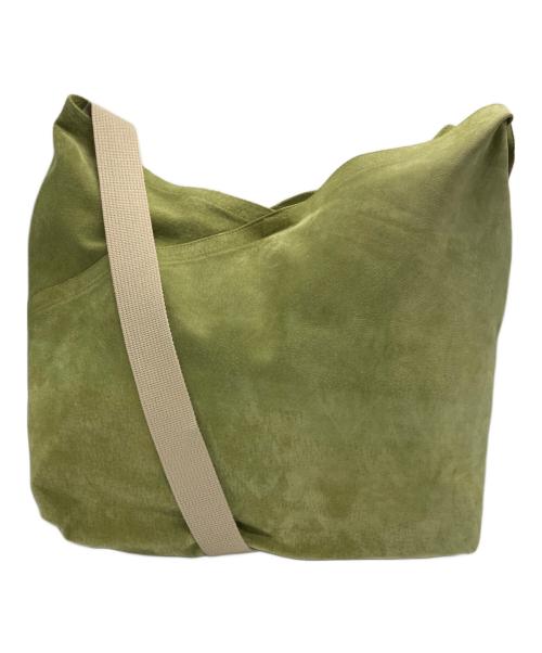hobo（ホボ）hobo (ホボ) AZUMA SHOULDER PIG SUEDE グリーン サイズ:下記参照の古着・服飾アイテム