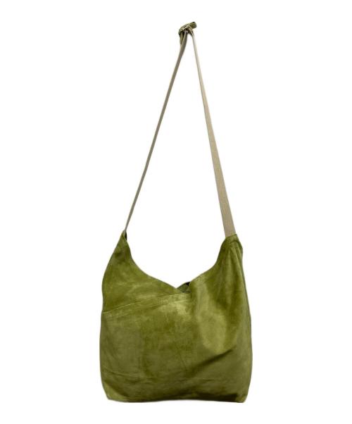hobo（ホボ）hobo (ホボ) AZUMA SHOULDER PIG SUEDE グリーン サイズ:下記参照の古着・服飾アイテム