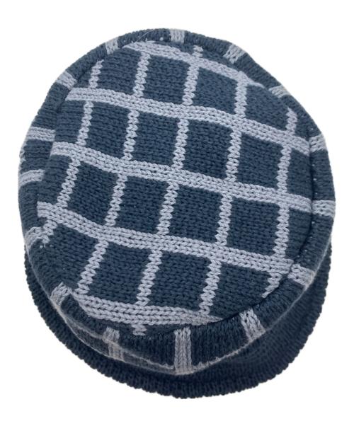 Diaspora Skateboards（ディアスポラスケートボードズ）Diaspora skateboards (ディアスポラスケートボードズ) Grid Knit Bucket Hat ネイビーの古着・服飾アイテム