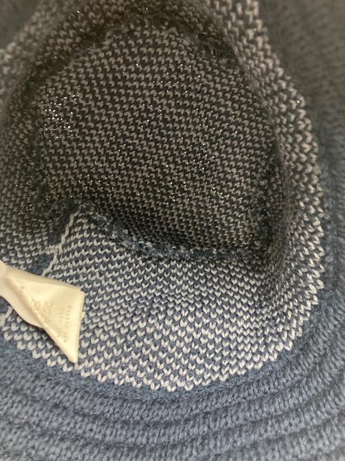 Diaspora Skateboards（ディアスポラスケートボードズ）Diaspora skateboards (ディアスポラスケートボードズ) Grid Knit Bucket Hat ネイビーの古着・服飾アイテム