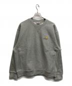 Carhartt WIPカーハート ワークインプログレス）の古着「AMERICAN SCRIPT SWEATSHIRT」｜グレー