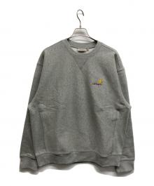 Carhartt WIP（カーハート ワーク イン プログレス）の古着「AMERICAN SCRIPT SWEATSHIRT」｜グレー